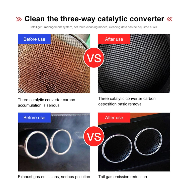 A/C System & Engine Catalytic Converters Cleaning Machine Professional Cleaning Car Air-Conditioning System