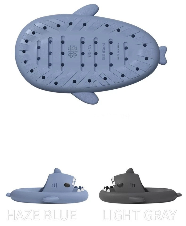 Funny 2023 Summer Anti-Skid Outdoor Indoor Household Shark Slippers