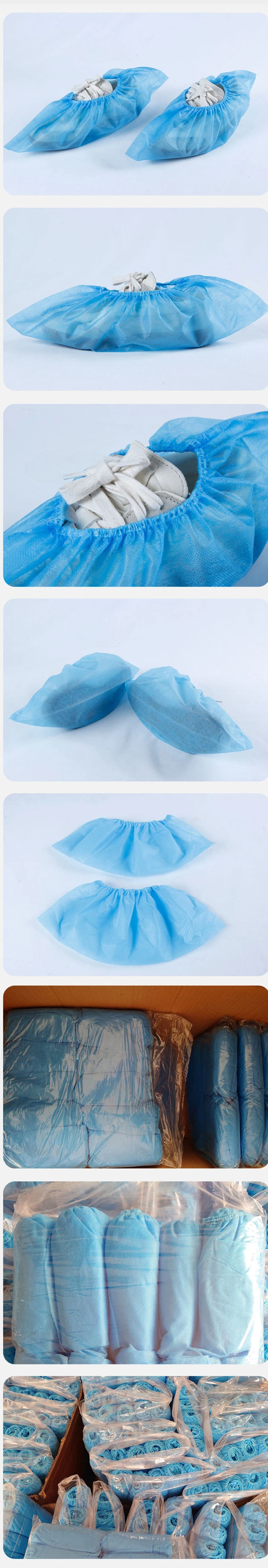 Biodegradable Polypropylene PP Blue Cleaning/Food Processing/Health Care/Housework Non Woven Disposable Shoe Covers